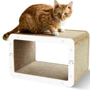Durable Frame Geometric Cat Scratcher