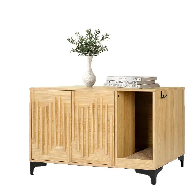 The Multi-Zone Hidden Litter Box Cabinet
