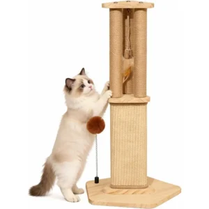 Premium Solid Wood Tall Scratcher