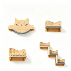 The Cat-Face Hammock Wall Climber Set