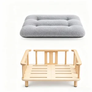 ufted Plush Mattress Pet Sofa Frame