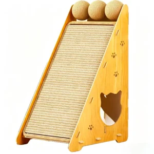 Triple-Ball Slanted Scratching Ramp